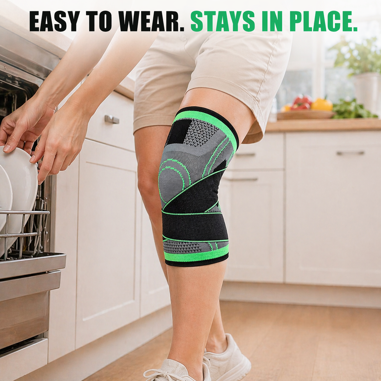 Calmivara Knee Comfort Sleeve — Adjustable Support for Everyday Relief