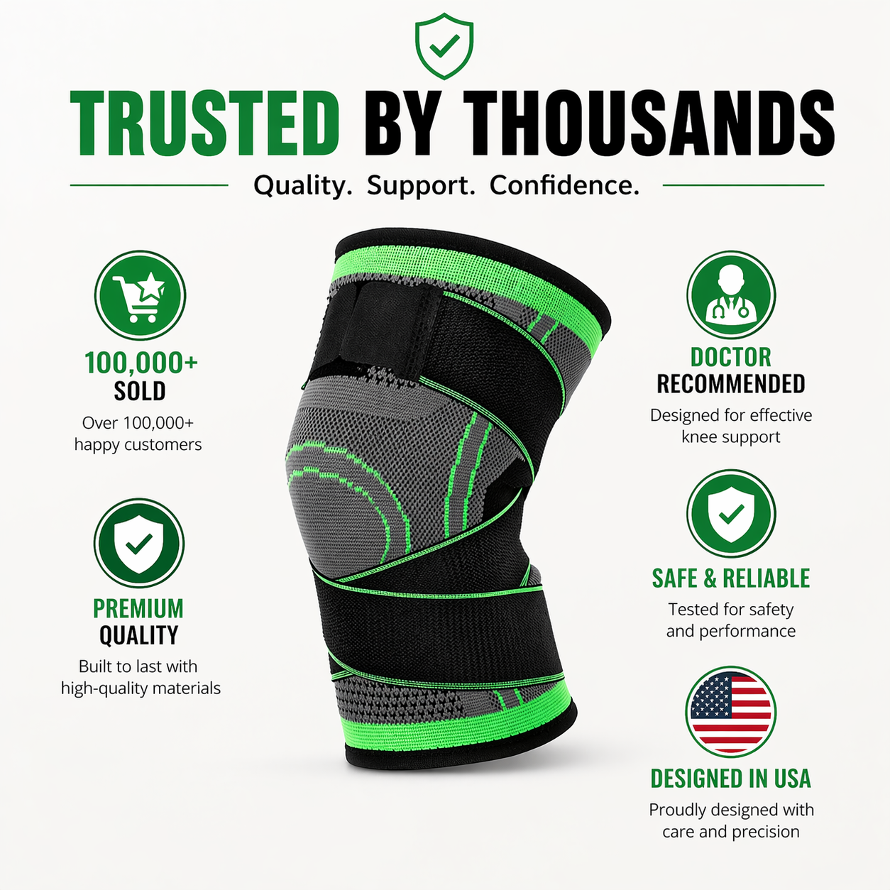 Calmivara Knee Comfort Sleeve — Adjustable Support for Everyday Relief